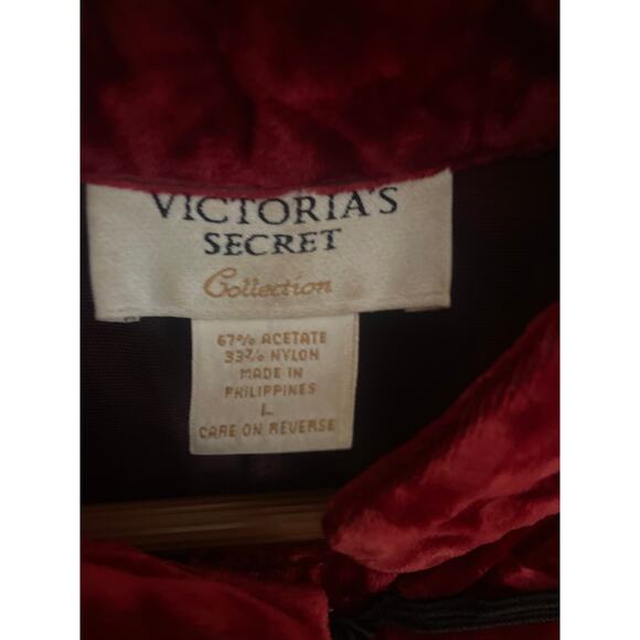 Vintage 90's VICTORIA'S SECRET Collection Velvet Burnout Cheongsam Dress GOTH L - Picture 5 of 12